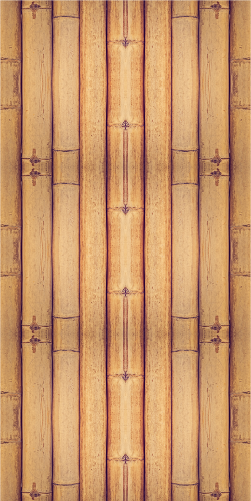 Tapete vinílico para escritório efeito textura de bambu - TenStickers