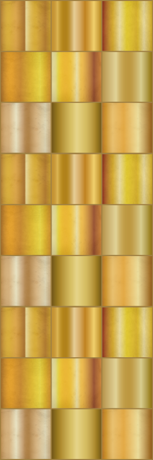 Tapete vinílico para escritório blocos amarelo ouro - TenStickers