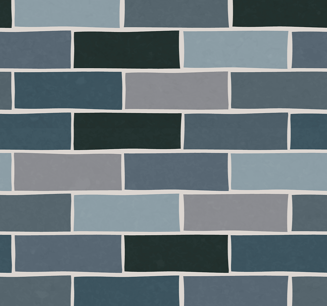 Tapete vinílico quarto tijolos cinza pedra ornamental - TenStickers