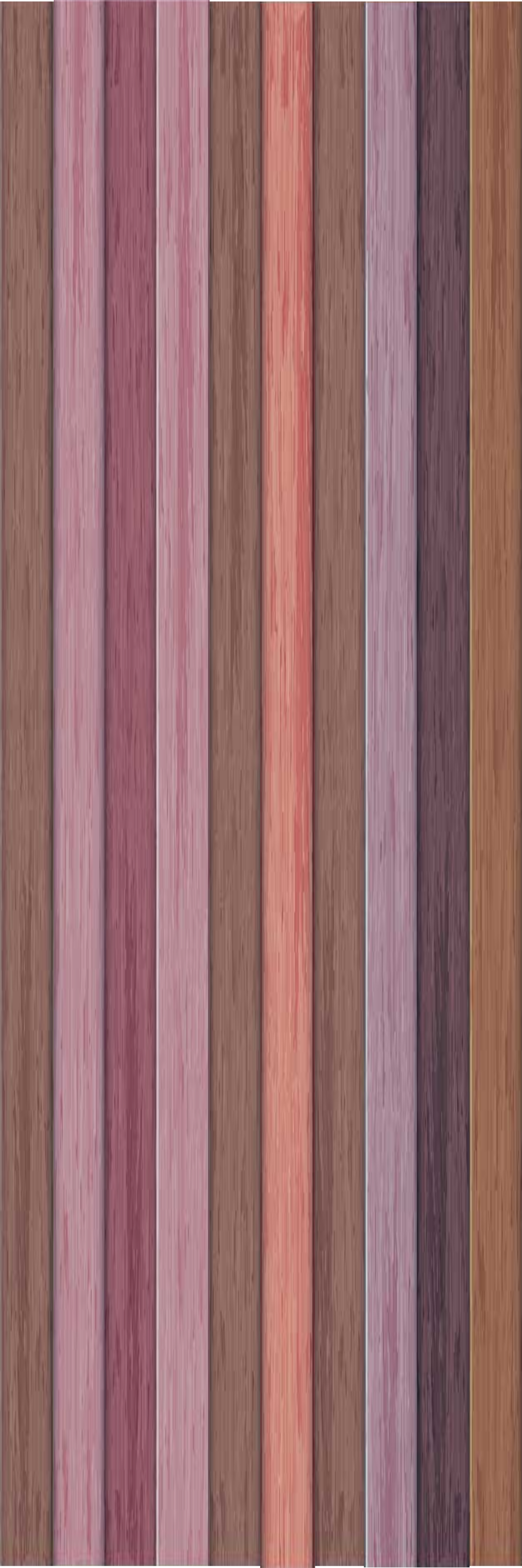 Tapete vinílico quarto textura madeira cinza e rosa - TenStickers