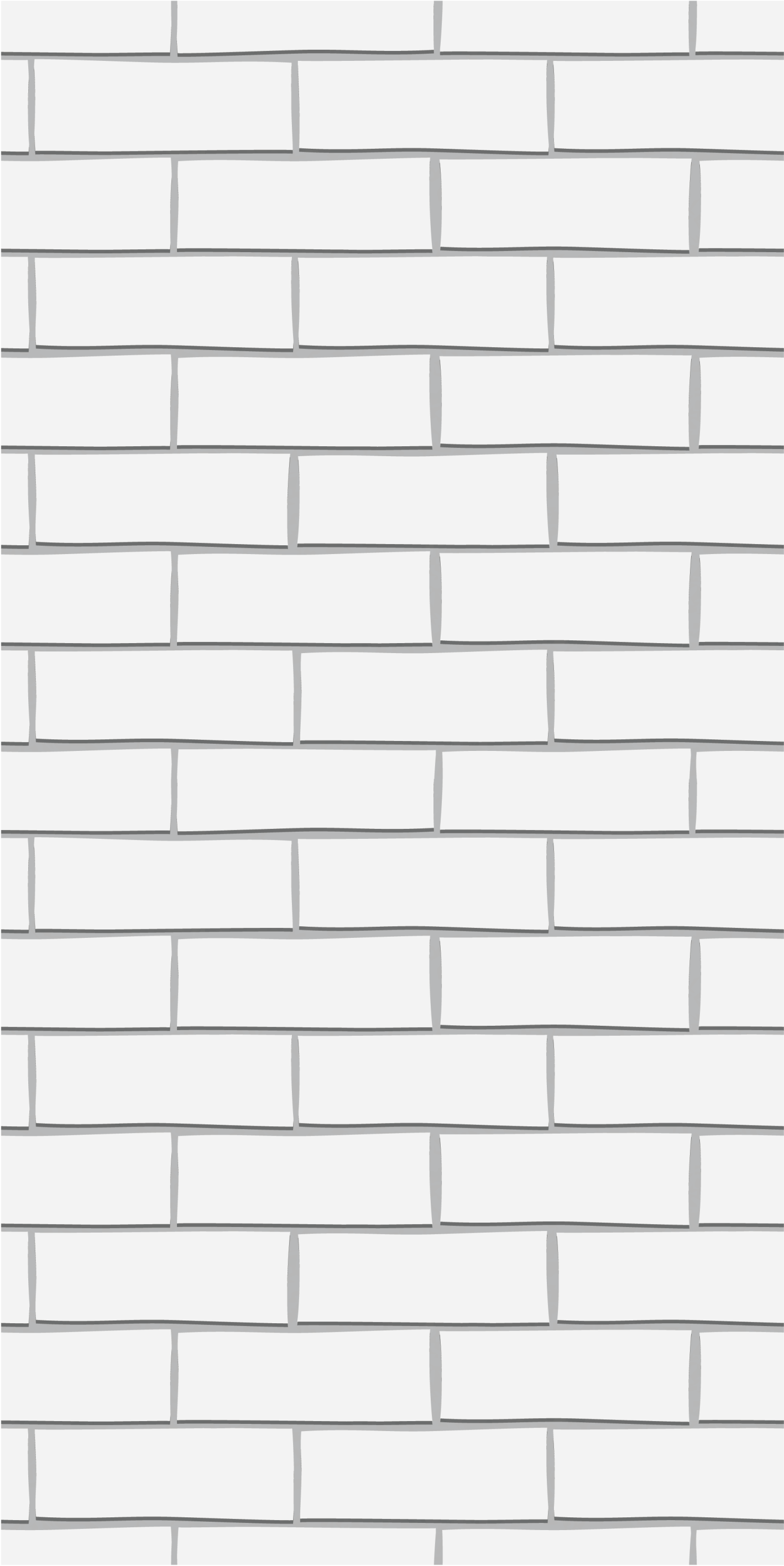 Tapete vinílico quarto tijolos brancos grossos - TenStickers