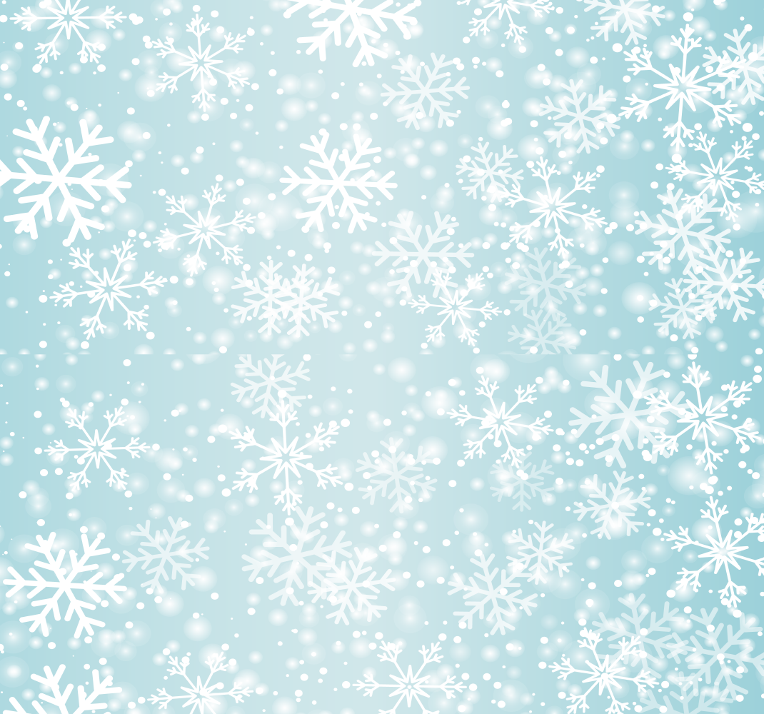 Tapete vinílico quarto neve caindo - TenStickers