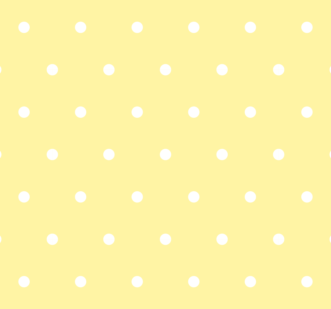 Tapete vinílico quarto com bolinhas regulares amarelas - TenStickers