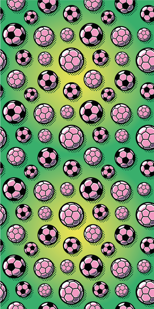 Tapete vinílico quarto com fundo de campo gradiente - TenStickers