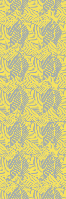 Tapete vinílico quarto folhas tropicais pantone - TenStickers