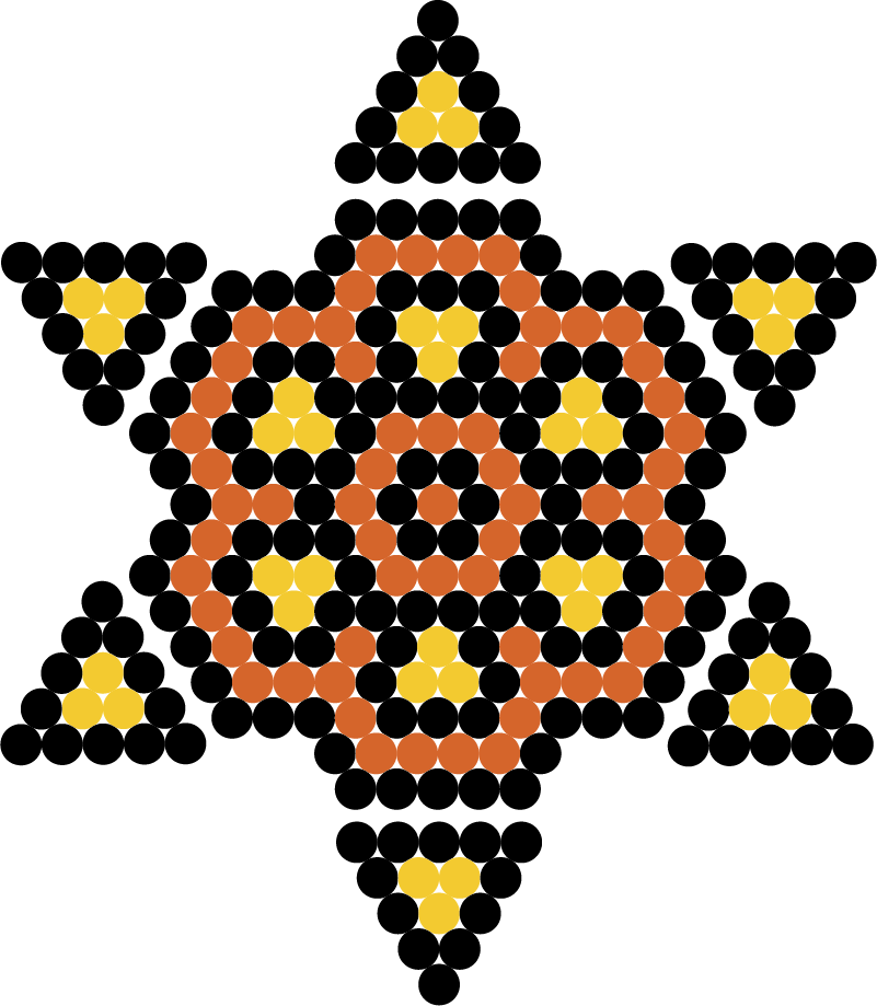 Tapete vinílico quarto sol huichol - TenStickers