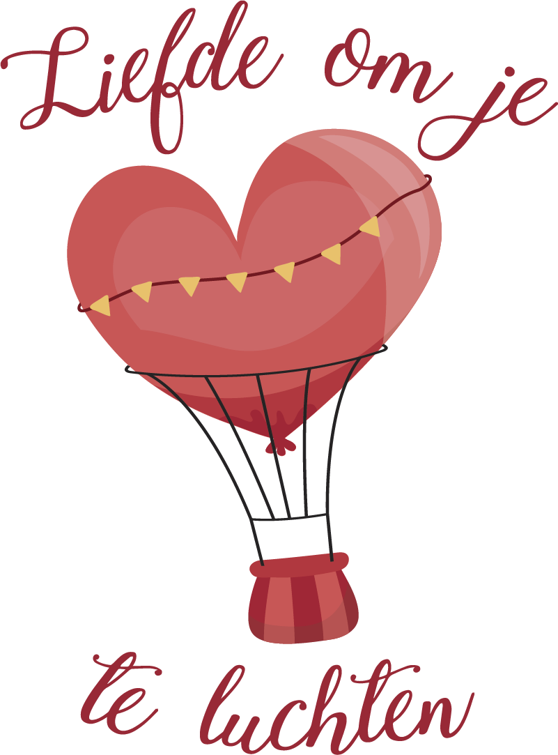 Tapete vinílico quarto amor para alegrar seu coração - TenStickers