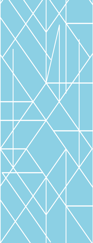 Tapete vinílico nórdico mosaico geométrico - TenStickers
