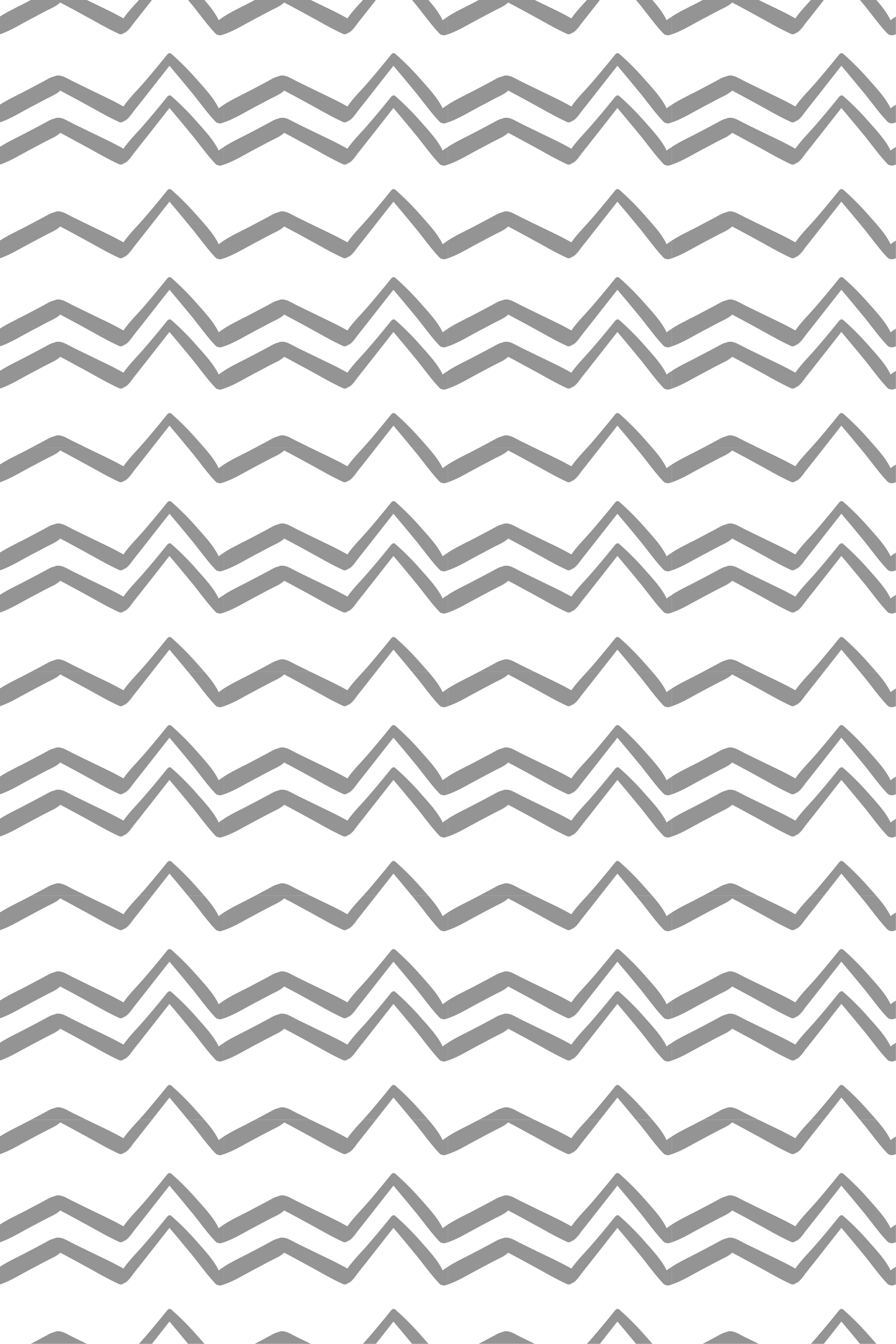 Tapete vinílico nórdico com padrão zig zag cinza irregular - TenStickers