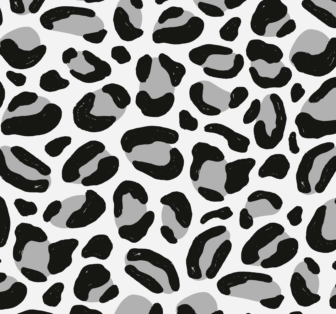 Tapete vinílico de animais pelo padrão de onça - TenStickers