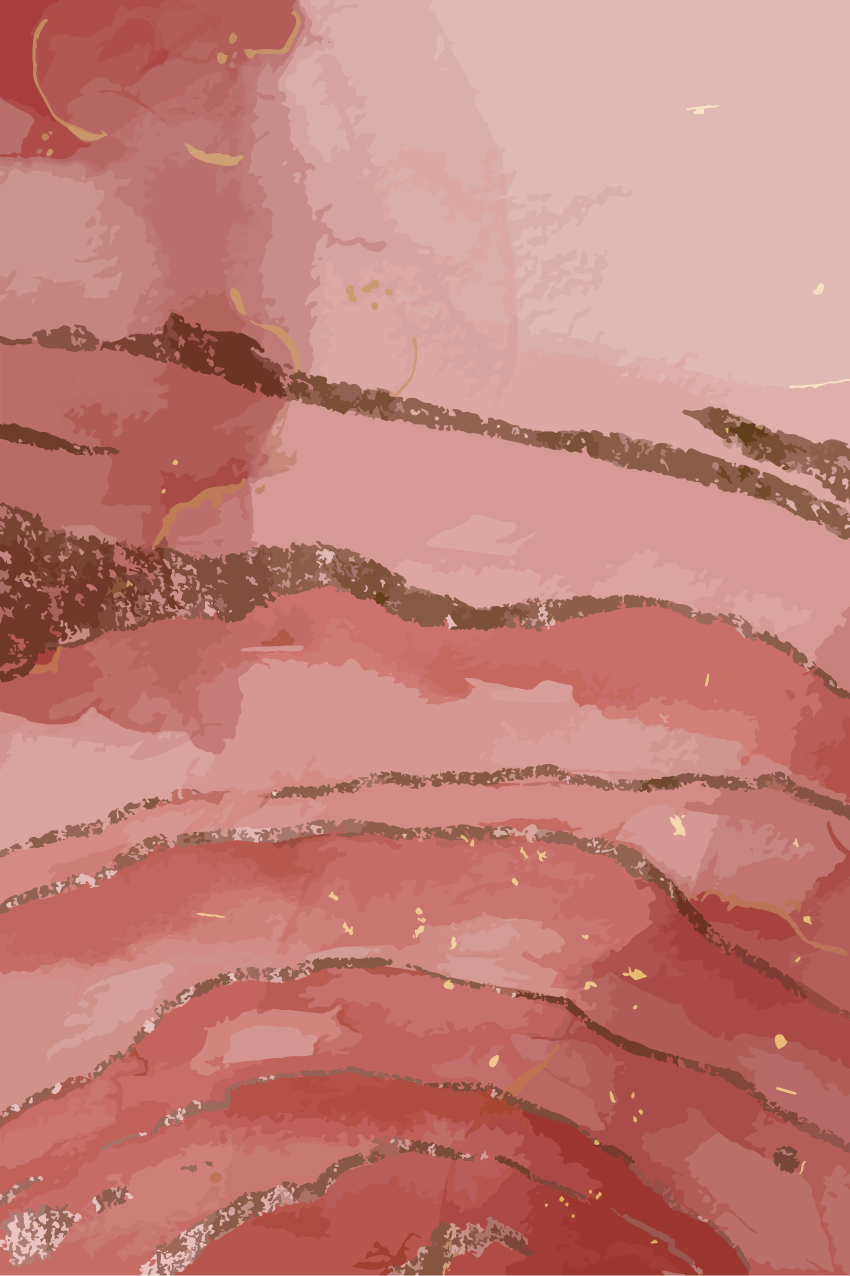 Tapete vinílico moderno em aquarela rosa cintilante - TenStickers