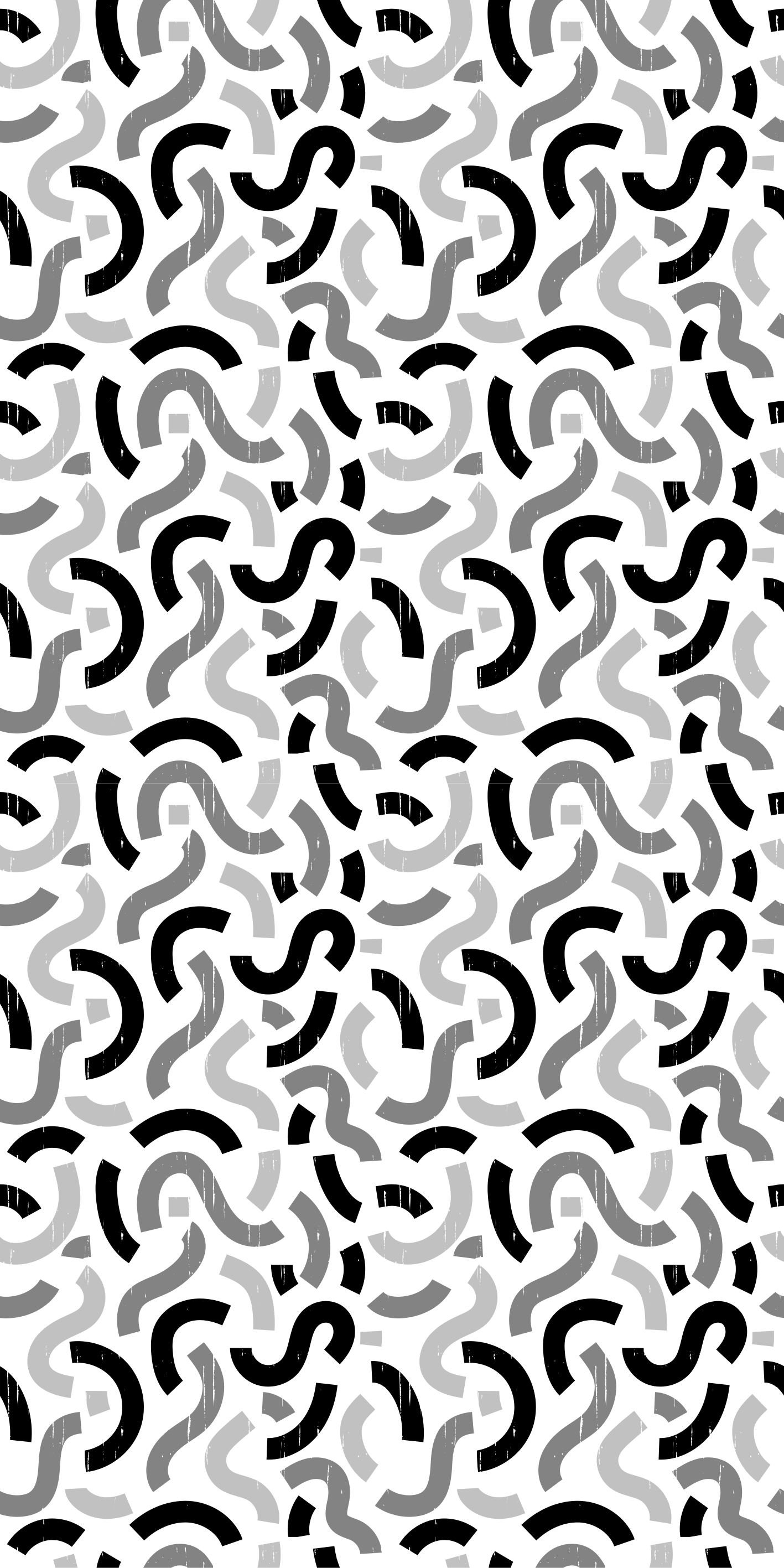 Tapete vinílico texturas padrões em preto e branco - TenStickers