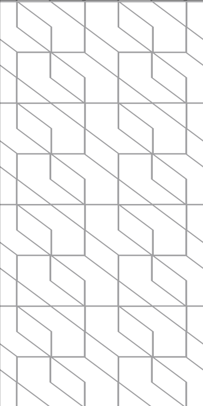 Tapete vinílico texturas padrão quadrado branco minimalista - TenStickers