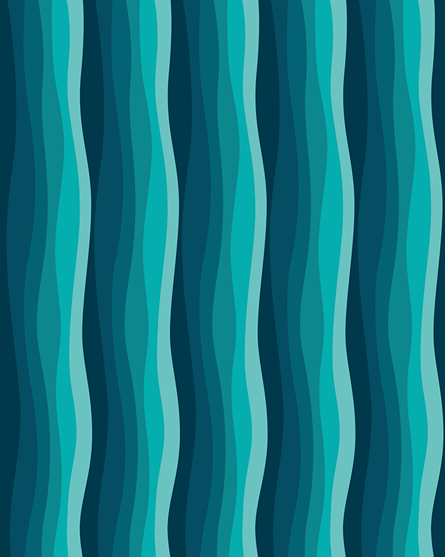 Tapete vinílico texturas desenho das ondas - TenStickers