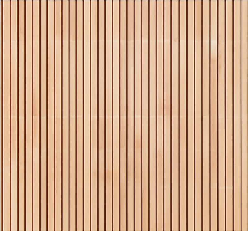 Tapete vinílico texturas ripas de cedro claro vertical - TenStickers