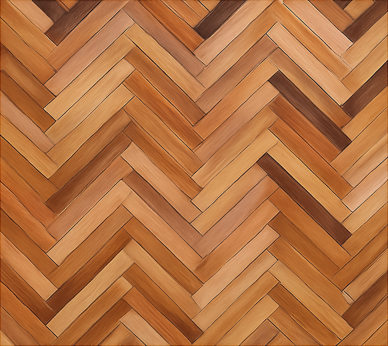 Tapete vinílico texturas parquet chevron carvalho clássico - TenStickers