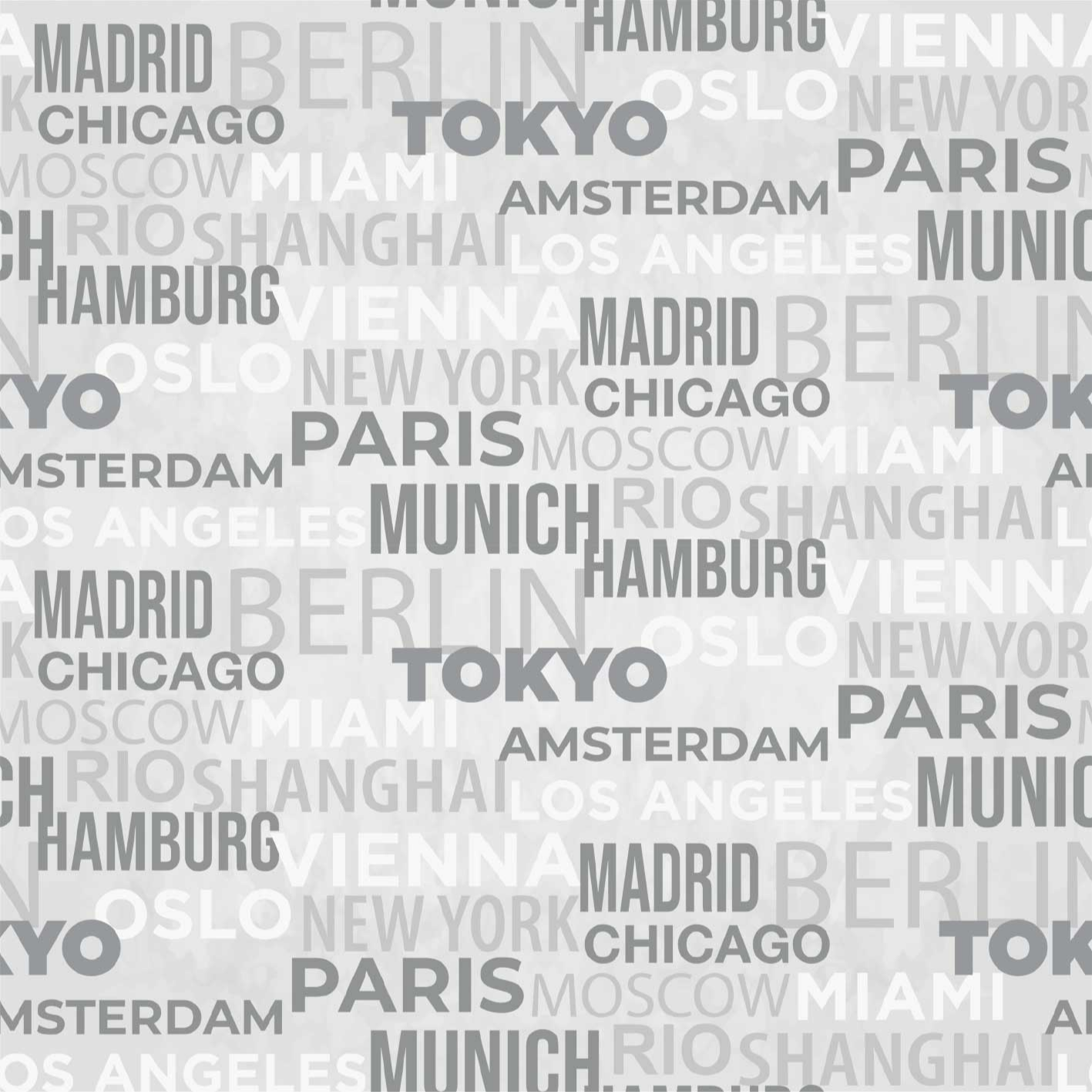 Tapete vinílico frases e textos cidades do mundo - TenStickers