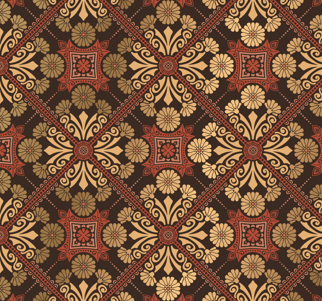 Tapete vinílico vintage para quarto vintage - TenStickers