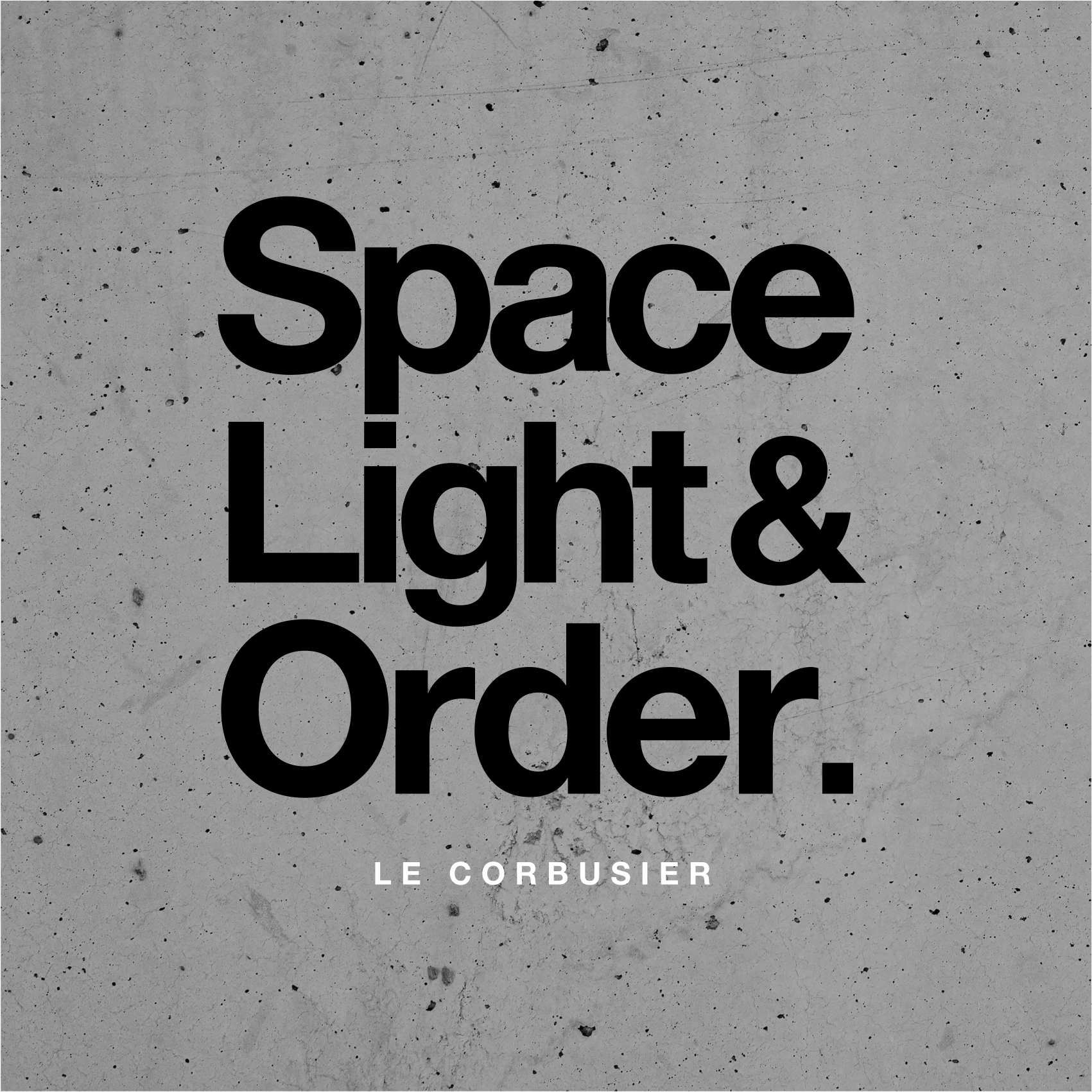 Tapete vinílico frases e textos que le corbusier precisa - TenStickers