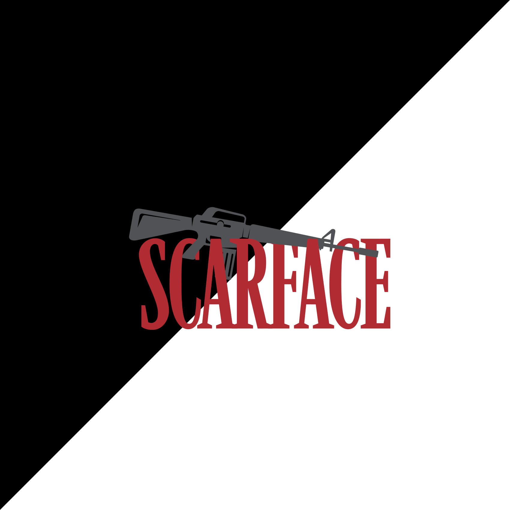 Tapete vinílico frases e textos imagem de scarface - TenStickers