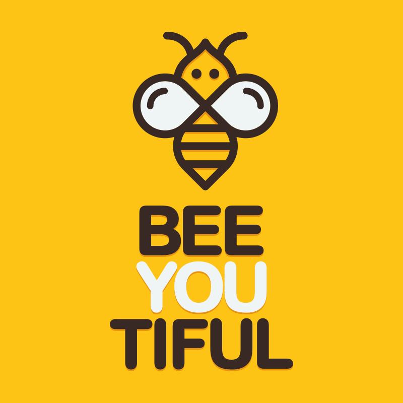Tapete vinílico frases e textos você é tão linda - TenStickers