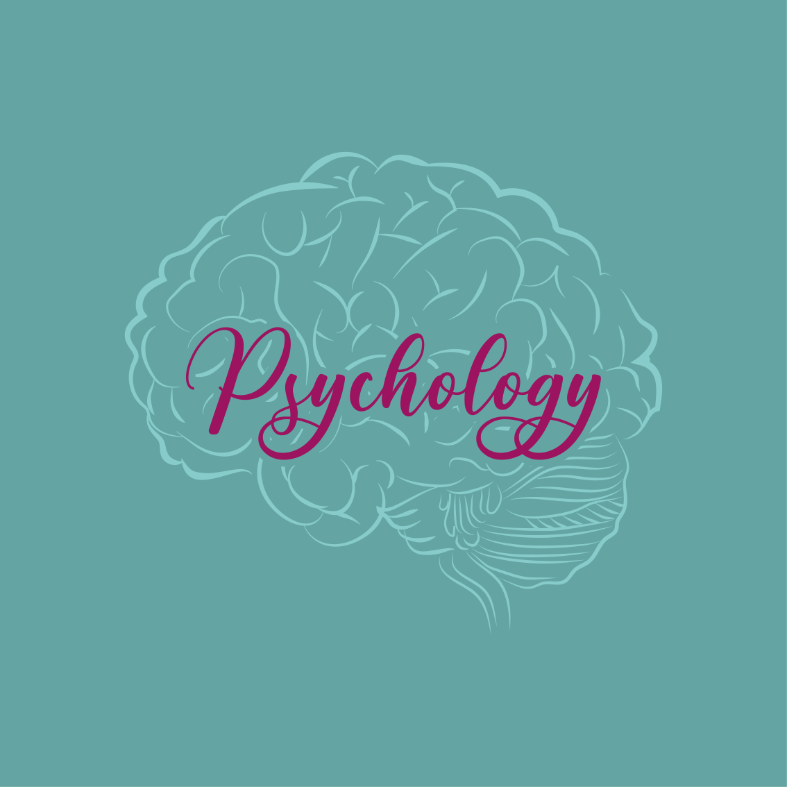 Tapete vinílico frases e textos psicologia cerebral - TenStickers