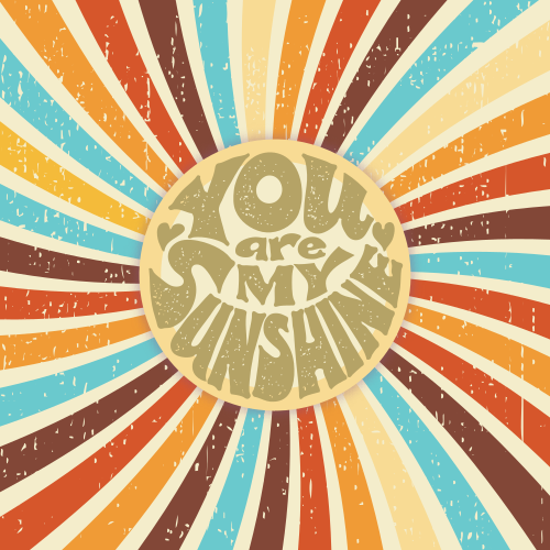 Tapete vinílico frases e textos você é meu sol - TenStickers
