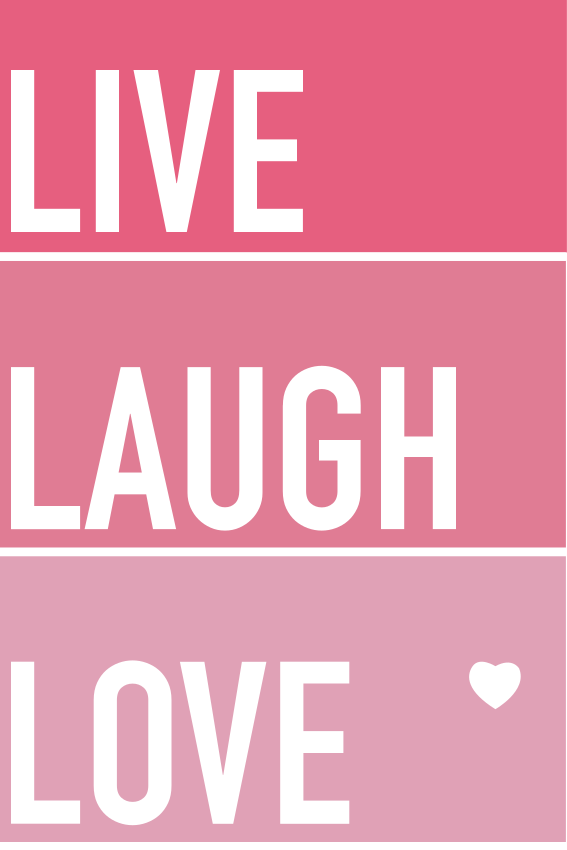 Tapete vinílico frases e textos citação simples rosa - TenStickers