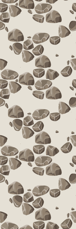 Tapete vinílico texturas pedras rústicas desgastadas - TenStickers