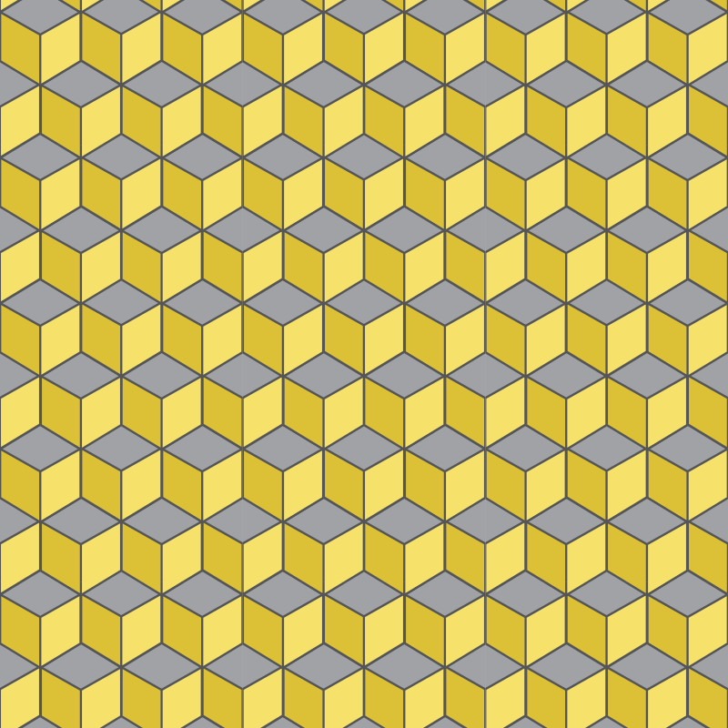 Tapete vinílico geométricas quadrados pantone - TenStickers