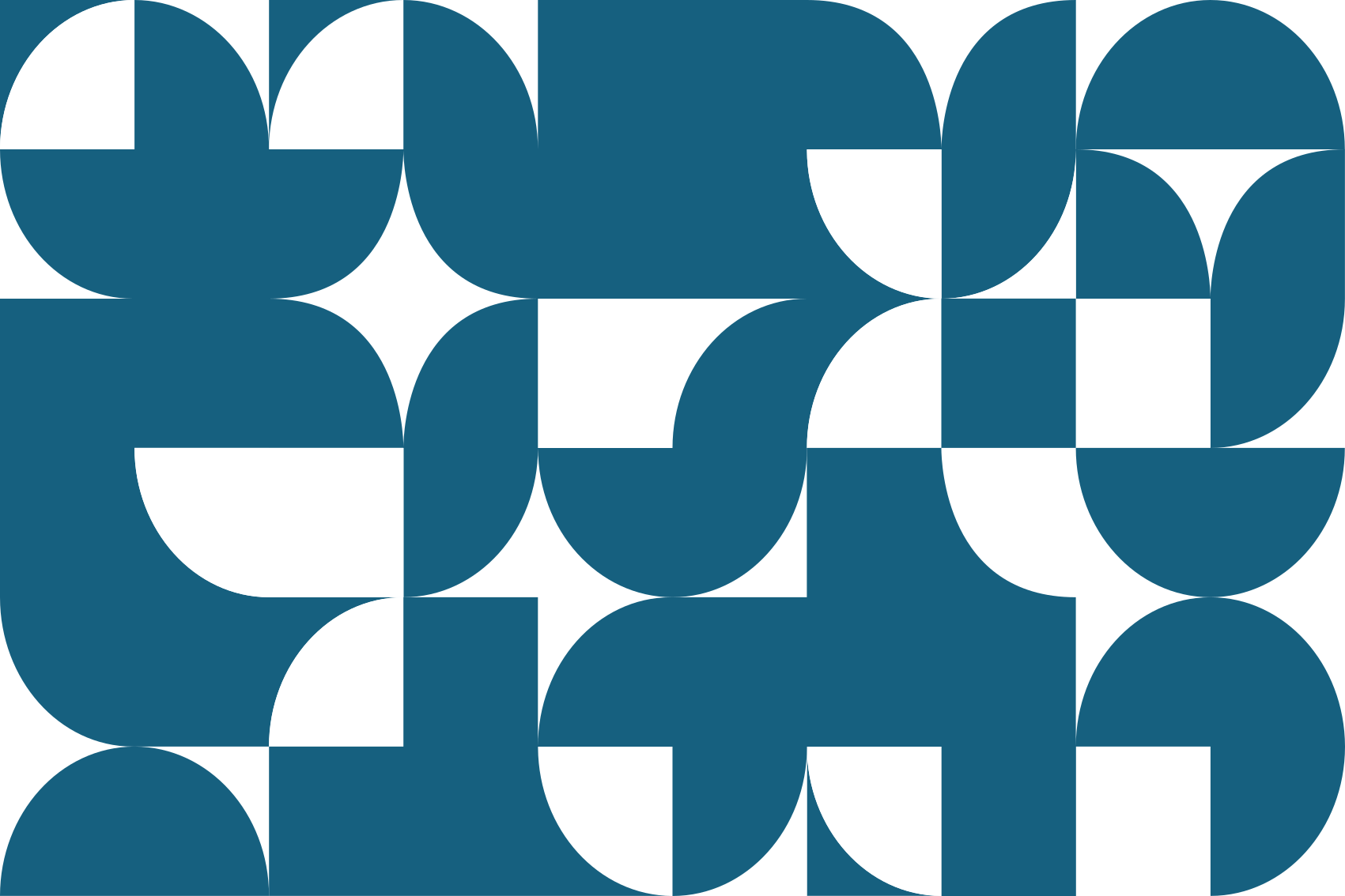Tapete vinílico geométricas padrão artístico azul círculo - TenStickers