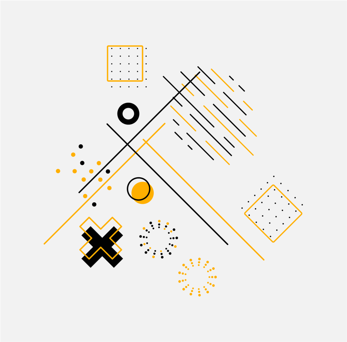 Tapete vinílico geométricas círculos concêntricos - TenStickers