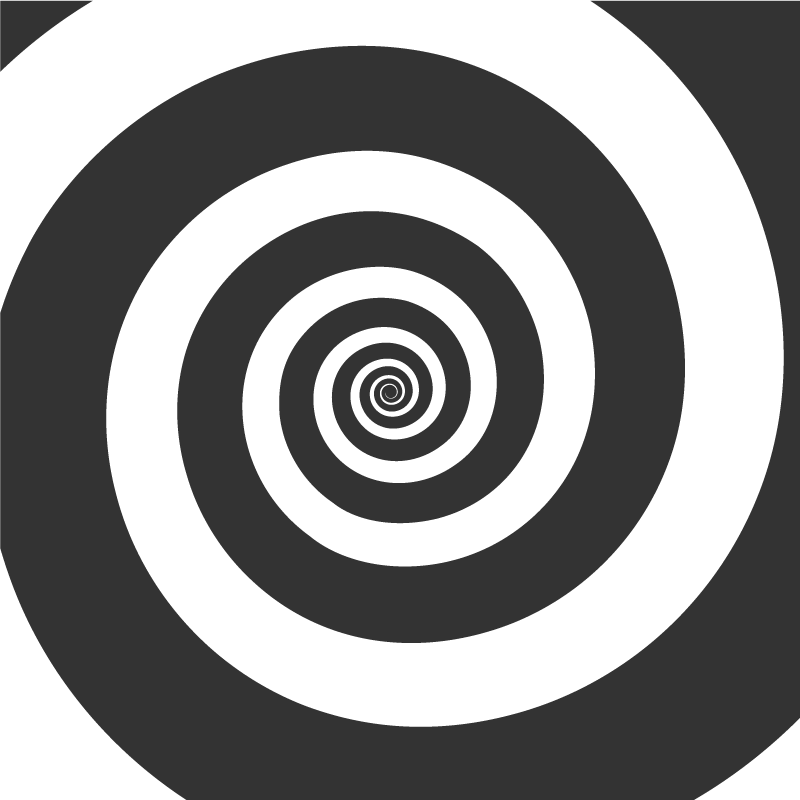 Tapete vinílico geométricas movimento espiral - TenStickers