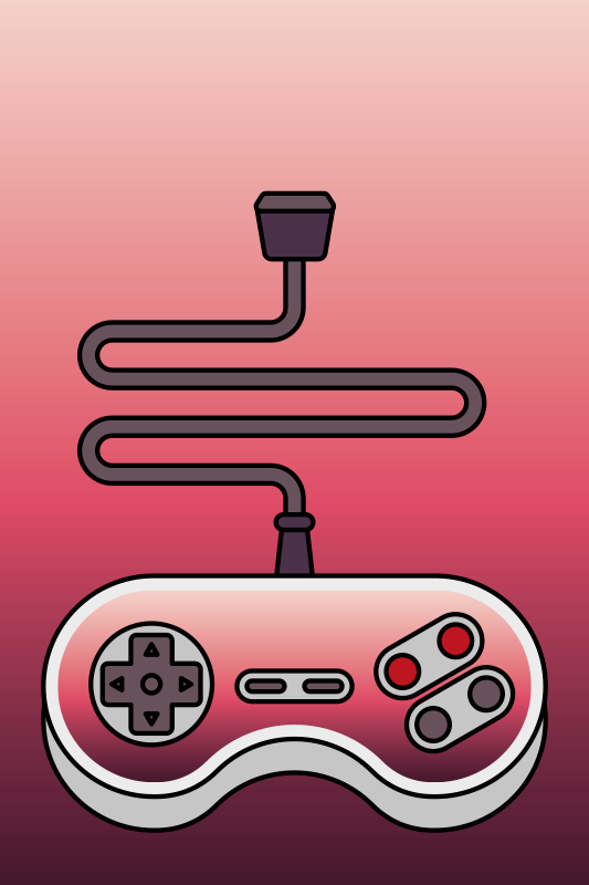 Tapete vinílico de jogos controle remoto infantil - TenStickers