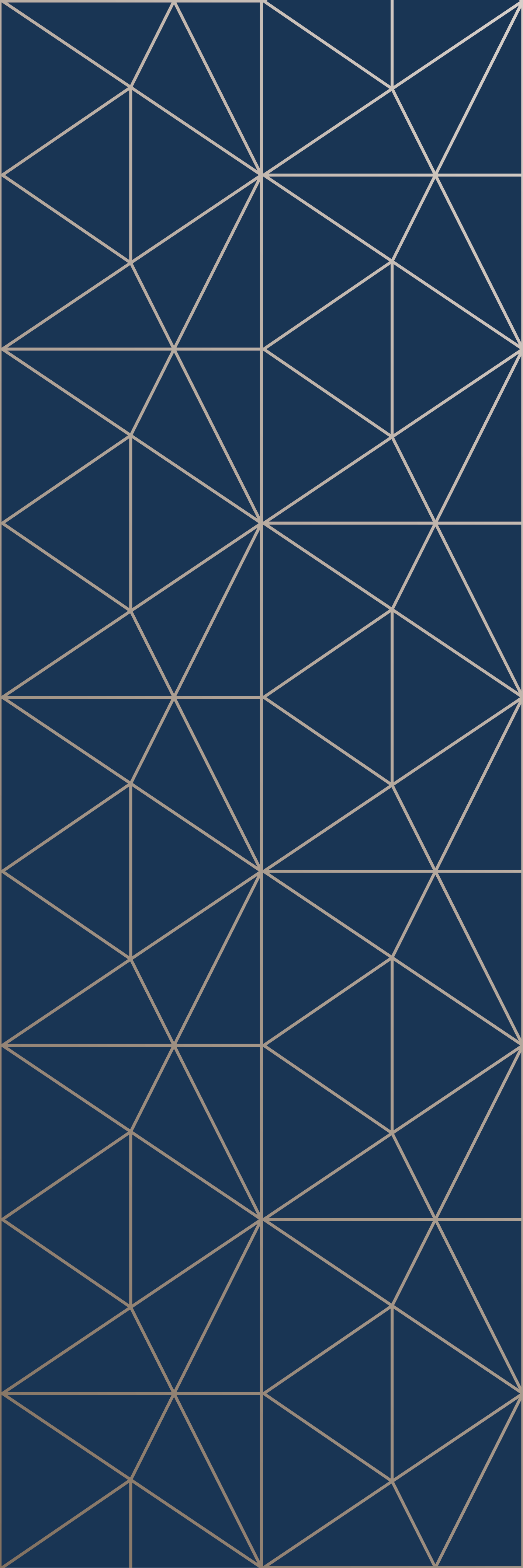 Tapete vinílico sala de estar prisma triangular geométrico - TenStickers