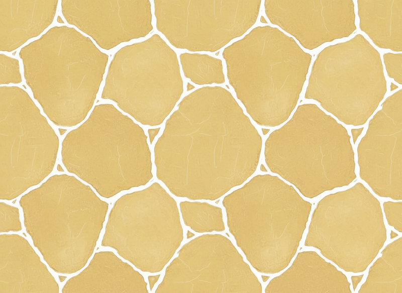 Tapete vinílico amarelo envoltório de gesso suave - TenStickers