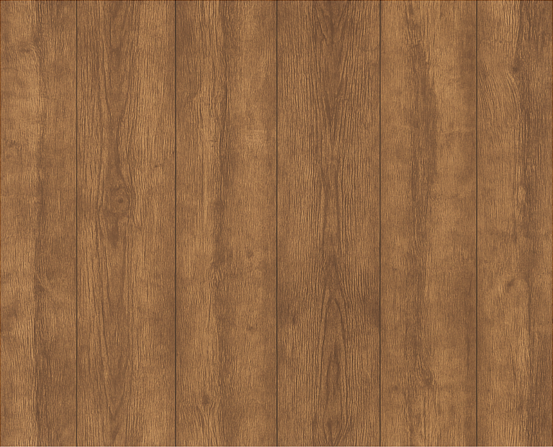 Tapete vinílico castanho estilo madeira noz rústica - TenStickers