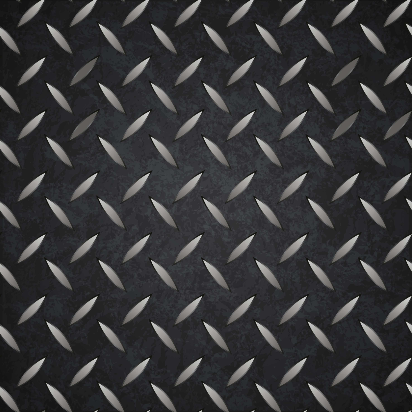 Tapete vinílico preto com padrão de aço - TenStickers