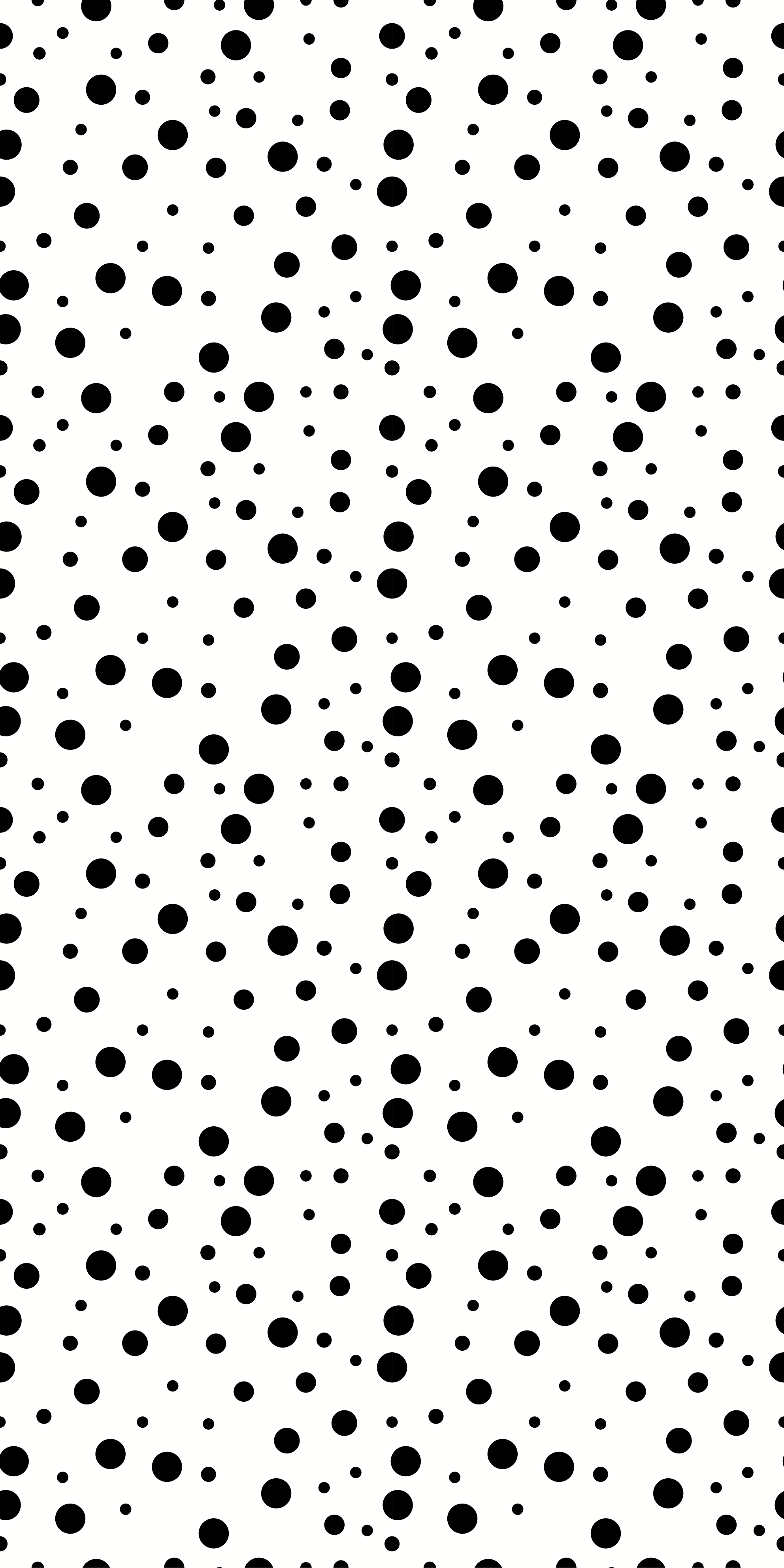 Tapete vinílico preto com bolinhas brancas - TenStickers