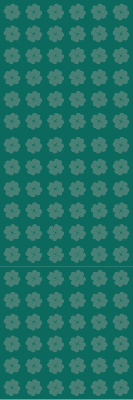 Tapete vinílico verde com padrão do dia de são patrício - TenStickers