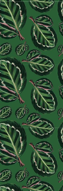 Tapete vinílico verde maranta verde - TenStickers