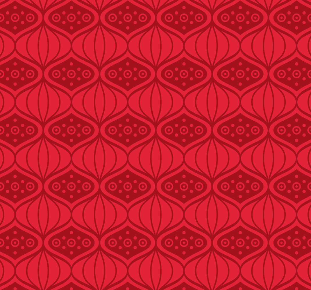 Tapete vinílico vermelho estilo oriental vermelho - TenStickers