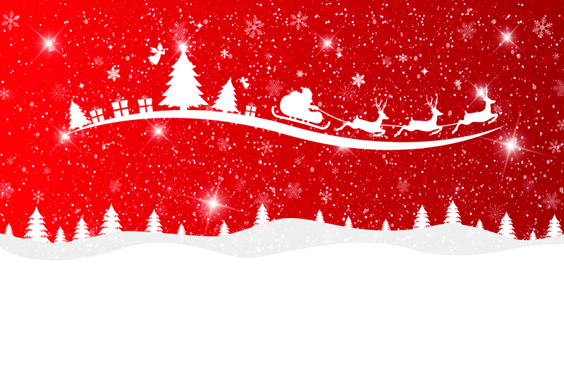 Tapete vinílico vermelho onda de natal - TenStickers