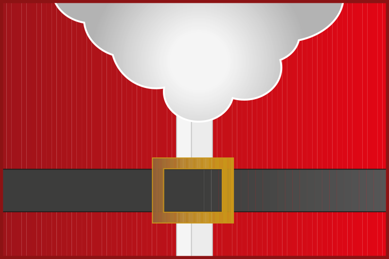 Tapete vinílico vermelho para roupas do papai noel - TenStickers