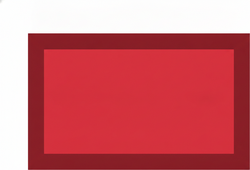 Tapete vinílico vermelho com laterais escuras e meio claro - TenStickers