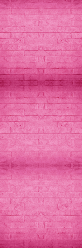 Tapete vinílico rosa tijolo rosa intenso - TenStickers
