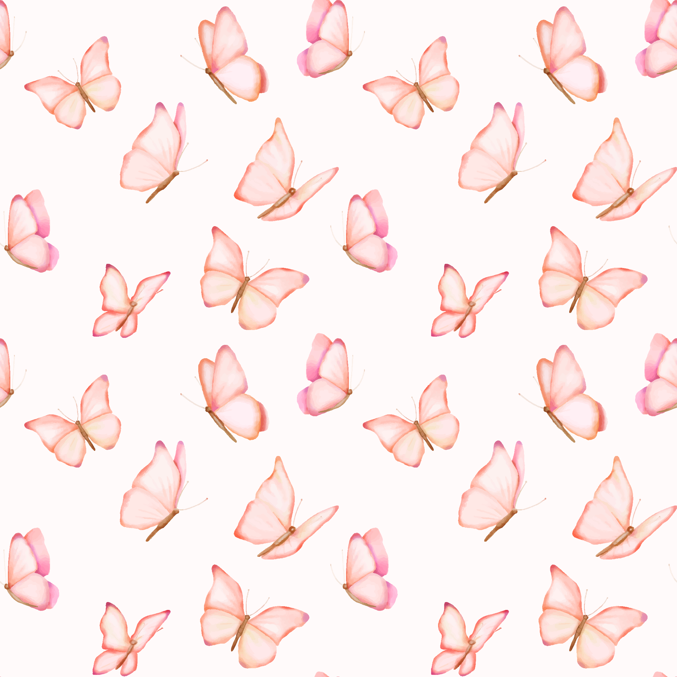 Tapete vinílico rosa com padrão rosa - TenStickers