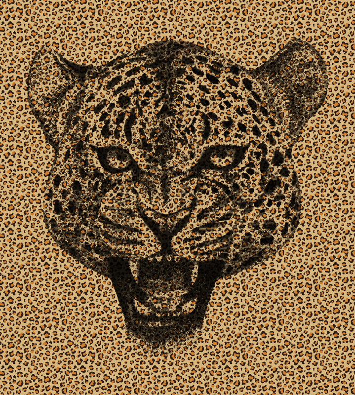 Tapete de vinil estampado de leopardo - TenStickers