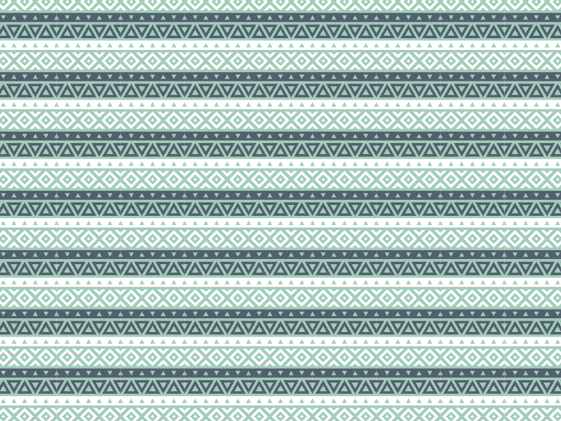 Tapete de vinil listrado étnico azul - TenStickers