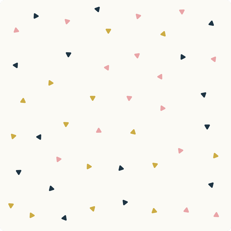 Tapete em vinil infantil confete geométrico - TenStickers